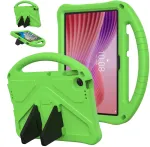 Plan&scaron;etinio kompiuterio dėklas 4kom.pl FunColor skirtas Lenovo Tab 10.1 2025, žalias &ndash; apsauginis su stovu, prieiga prie prievadų ir mygtukų