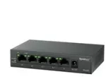 Serveris Switch Synology Synology PS500 | Switch PoE, 5 port&oacute;w GE, 4xGE PoE+, 60W