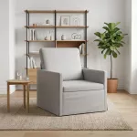 Sofa Krėslas Debesų pilka 70 x 81 x 82 cm Audinys