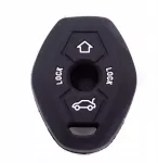 Juodas silikoninis BMW raktelio dėklas E38 E39 E46 A80