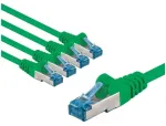 Goobay CAT 6A kabelis krosowy, S/FTP (PiMF), 5 m, žalia, komplektas 5 - Długość kabla 5 m