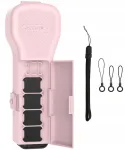 SunnyLife Dėklas apsauginis Hard Case skirtas Dji Osmo Pocket 3 / 4 + papildomai skyrius filtrams + kortelei / Op4-k189-p / rausvas (SB12315)