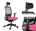 Unique Ergonomi&scaron;ka Sukama Kėdė Anggun Rožinė, Juodas Tvirtinimas