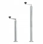 Proplus Reguliuojama Priekabos Atrama fi48 mm 400-650 mm su rankena didelis eigos diapazonas 350kg galia
