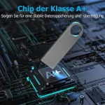 Usb atmintinė 32 Gb, 5 vnt., metalinė, atspari vandeniui