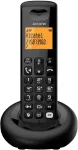 Alcatel E260 S. Voice - belaidis Dect telefonas su atsakikliu - didelis ap&scaron;viestas ekranas - skambinimas laisvomis rankomis - nepageidaujamų skambučių blokavimo funkcija - juodas