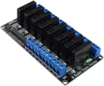 Haljia 5v 8 kanalų puslaidininkinė relė žemo lygio trigerio modulio plok&scaron;tė, skirta Arduino Arm Dsp Pic su varžiniu saugikliu