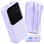 Joyroom 30w Power Bank 10000mah su integruotais Lightning/usb-c kabeliais