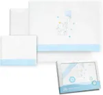 Interbaby 40x80 cm vaiki&scaron;kos lovytės patalynės komplektas - drambliukas