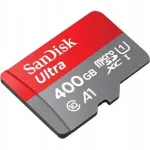 Atminties kortelė Sandisk 400 Gb micro Sdxc Uhs-i A1 Ultra 120mb/s + Sd
