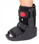 Reha Fund Short Walking Boot Orthosis AIR WALKER BASIC O-1183/L REHAFUND, Juodas