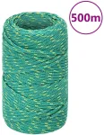 Valties virvė, žalios spalvos, 2mm, 500m, polipropilenas