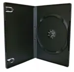 Vinilinė plok&scaron;telė Dvd dėžutės x1 diskams 14 mm standartinės juodos 20 vnt.