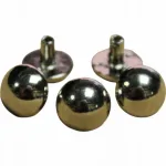 Kniedės, skirtos krep&scaron;iams ir lagaminams, cinko lydinys, nikeliuotos, 11 mm, rinkinys 50 vnt.