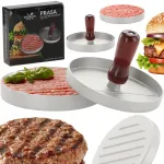 Chomik mėsos maltinių, burgerių, kotletų formavimo presas su i&scaron;kilimais