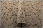 Kilimas kilpinis rudas smėlio spalvos kaip betonas ant veltinio į svetainę Marble 200x200 cm