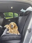 Kunpengzen automobilinė &scaron;unų sėdynė mažoms ir vidutinėms &scaron;unims, automobilinė &scaron;uns lova su nuimamu prisegamu pavadėliu, &scaron;unų sėdynė automobiliui galinė sėdynė, &scaron;unų automobilinė sėdynė