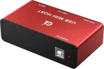 Digitallife autonominis Usb Midi host tiltelio įrenginys - 1 įėjimas/1 i&scaron;ėjimas 5-pin Din Midi sąsajos, Led ekranas, metalinis, raudonas (nereikalauja kompiuterio)