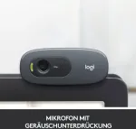 Logitech C270 Hd internetinė kamera su mikrofonu