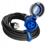 Guminis adapteris kemperiui atsparus H07rn-f 3x2,5 Camping 3m Cee