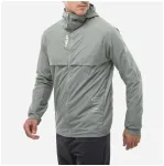 Vyri&scaron;ka bėgimo striukė nuo vėjo Millet Intense Windbreaker, pilka