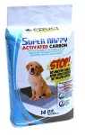 CROCI SUPER NAPPY Higieniniai paklotai su anglimi 57x54cm, 14vnt