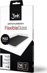 3mk hibridinis stiklas FlexibleGlass Max, skirtas Samsung Galaxy A50 juodas rėmelis