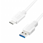 LOGILINK CU0177 LOGILINK - USB 3.2 Gen1x1 laidas, USB-A ki&scaron;tukas iki USB-C ki&scaron;tukas, baltas, 3m