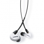 Ausinės Shure Aonic 215 SE215, su mikrofonu, Baltos