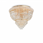 Lubinis &scaron;viestuvas Ideal Lux Ceiling lamp with 6 lights DUBAI, E14, juodas