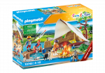Žaislų rinkinys - Playmobil 70743 &Scaron;eimos Kempingo I&scaron;vyka Rinkinys Su Figūrėlėmis Ir Priedais, Daugiaspalvis