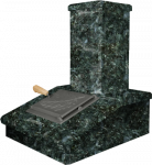 Gefest Akmeninė kamino apdaila, Serpentinas, 540 mm