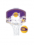WILSON NBA TEAM MINI HOOP LA LAKERS mini krep&scaron;inio lenta su kamuoliuku