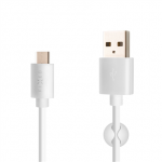 Fixed I&scaron;taisyta | Duomenų ir įkrovimo kabelis su USB/USB-C jungtimis | Baltas