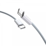 Dudao L6C USB-C - USB-C PD 30W kabelis 2m - žydros spalvos