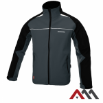 Softshell striukė Professional pilka/juoda, dydis XL