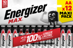 Energizer Max AA 12 Pack