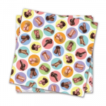 Little Genie Productions Dirty - Party Napkins Colorful 2-Ply Set of 8 for Bachelorette Events