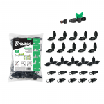 Priedų rinkinys Bradas QJ la&scaron;elinio laistymo juostai 16 mm (27 vnt.)