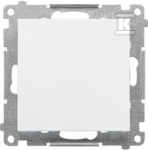 Kontakt-Simon Vienpolis jungiklis Kontakt-Simon 55 TW1.01/111 modulis 10 AX, 250V~, greitos jungtys, matinė balta