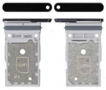 SIM kortelės laikiklis Samsung S918 S23 Ultra Dual Phantom Juodas originalus (service pack)