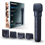 &bdquo;Panasonic&ldquo; barzdos ir plaukų kirpimo ma&scaron;inėlė | &bdquo;MultiShape ER-CKN1-PAC1&ldquo; | Belaidė | Drėgno ir sauso skutimo | Ilgio pakopų skaičius: 39 | Juodas