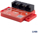 &Scaron;akotuvas Atte APT-3-50 PoE komutatorius, 3 prievadų, 10/100/1000 Mbps, ilgintuvas