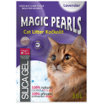 Magic Cat Placek Silikoninis smėlis kačių tualetui : MAGIC PEARLS Lavender 16 L