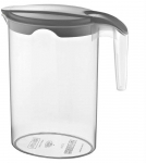 Orion Plasticinis ąsotis su dangčiu 1,75 l - patogus ir saugus