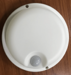 12W 4000K LED &Scaron;viestuvas su judesio davikliu IP54