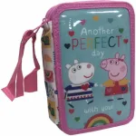 Cyp Brands Pepa Pig triple filled pencil case