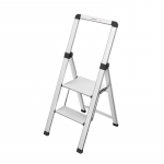 Hailo Sulankstomas laiptelinis suoliukas Selekta DK40 BasicLine | aliuminis | 2 pakopos