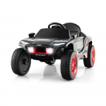 Promotions Elektrinis vaiki&scaron;kas automobilis, Audi licencijuotas, 110x61x54 cm, pilkas