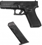 Glock 17 guminis pistoletas (maketas) su dėtuve